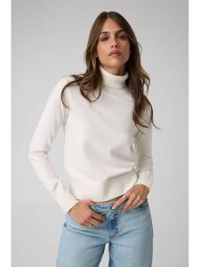 Guess Jeans Golf W6BR03 Z1246 Kremowy Regular Fit. Białe golfy Guess Jeans, z aplikacjami, z jeansu. Za 349,99 zł.
