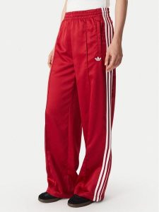 Adidas Spodnie dresowe Satin Sst Loose Trackpant KS7338 Czerwony Relaxed Fit. Czerwone spodnie dresowe ADIDAS, xl, bez wzorów, z dresówki. Za 349,99 zł.