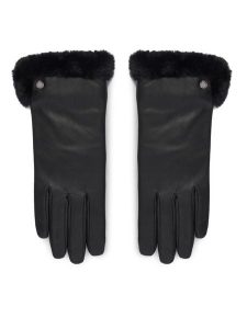 LAUREN RALPH LAUREN Rękawiczki 454911342001 Czarny. Czarne rękawiczki Lauren Ralph Lauren, bez wzorów, z dzianiny. Za 549,99 zł.
