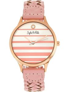 Sophie & Freda Zegarek kwarcowy "Tucson" w kolorze różowozłoto-jasnoróżowym rozmiar: onesize. Różowe, analogowe zegarki Sophie & Freda. Za 152,99 zł.