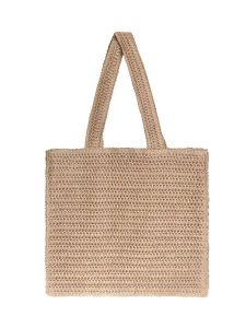 BLE Shopper bag w kolorze beżowym - 42 x 37 x 16 cm rozmiar: onesize. Brązowe shopper bag BLE, bez wzorów, z materiału, na ramię, bez dodatków. Za 54,95 zł.