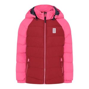 Lego Jipe 704 - Jacket. Czerwone kurtki LEGO, bez wzorów, bez kaptura. W wyprzedaży za 269,99 zł.