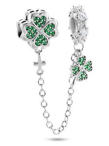 CHARM'S Srebrny charms z cyrkoniami rozmiar: onesize. Szare zawieszki CHARM'S, z cyrkonią, srebrne. Za 282,80 zł.