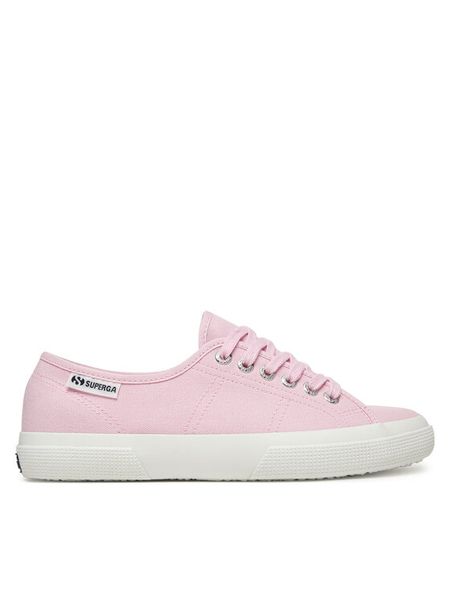 Superga Tenisówki S7151EW Różowy. Czerwone trampki Superga, bez wzorów, z materiału, bez zapięcia. Za 129,99 zł.