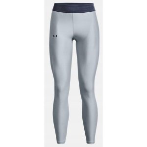 Legginsy sportowe damskie Under Armour Branded WB. Niebieskie legginsy Under Armour, bez wzorów, z tkaniny. Za 119,99 zł.