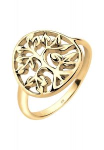 Elli Damskie drzewo życia symbol kwiatowy w srebrze próby 925 Sterling Silver Pierścionki 1 ct. Szare pierścionki Elli, srebrne. Za 177,64 zł.