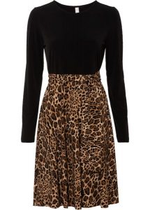 Sukienka mini. Czarne sukienki bonprix, bez wzorów, bez kołnierzyka, bez ramiączek, mini. Za 159,99 zł.