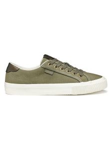 Geox Sneakersy "Emmeleny" w kolorze khaki rozmiar: 38. Brązowe trampki Geox, bez wzorów, bez zapięcia. Za 173,99 zł.