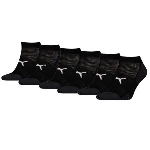 Skarpety Puma Sport Sneaker Amortyzowane, 6 szt. Czarne. Czarne skarpetki Puma, bez wzorów, z elastanu. Za 162,99 zł.