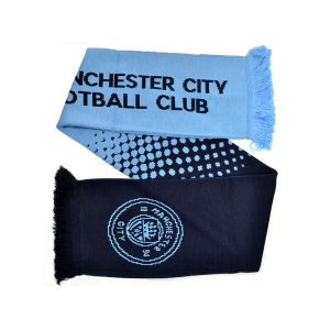 Szalik Manchester City licencjonowany. Niebieskie szaliki MANCHESTER CITY, bez wzorów. Za 109,00 zł.