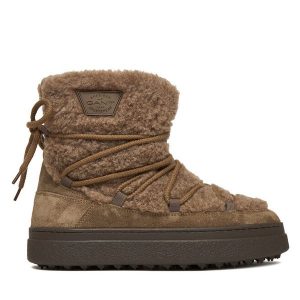 Śniegowce Gant. Brązowe buty zimowe GANT, bez obcasa, bez zapięcia. Za 769,99 zł.