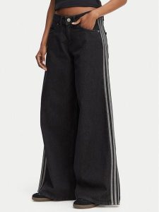 Adidas Jeansy Firebird Adilenium KD2905 Czarny Wide Leg. Czarne jeansy ADIDAS, bez wzorów, z bawełny. Za 479,99 zł.