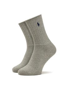 Polo Ralph Lauren Skarpety długie 455846847013 Szary. Szare skarpetki Polo Ralph Lauren, bez wzorów, z bawełny. Za 75,99 zł.