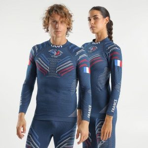 Koszulka termoaktywna dla dorosłych UYN Natyon 3.0 France Uw Shirt. Koszule nocne UYN, bez wzorów, bez ramiączek. Za 689,99 zł.