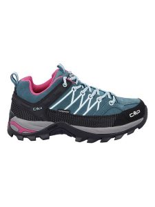CMP Skórzane buty trekkingowe "Rigel Low" w kolorze niebiesko-antracytowym rozmiar: 37. Niebieskie buty trekkingowe CMP, z materiału, bez zapięcia. Za 206,78 zł.
