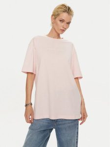 Miss Sixty T-Shirt 6L2SJ2120000 Różowy Regular Fit. Czerwone t-shirty Miss Sixty, l, bez wzorów, z bawełny, bez kołnierzyka, bez ramiączek. Za 139,99 zł.
