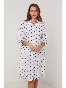 Lin Passion Lniana sukienka w kolorze białym rozmiar: 40/42. Białe sukienki Lin Passion, na co dzień, bez wzorów, ze lnu, klasyczne, bez kołnierzyka, bez ramiączek, midi, proste. Za 173,99 zł.