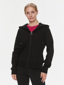 Guess Bluza Giulia V4RQ19 KC3D2 Czarny Regular Fit. Czarne bluzy Guess, xxs, z aplikacjami, z syntetyku, bez kaptura. Za 339,99 zł.