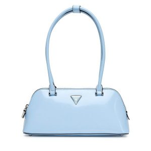 Torebka Guess. Niebieskie torebki klasyczne Guess, z aplikacjami, bez dodatków. Za 349,99 zł.