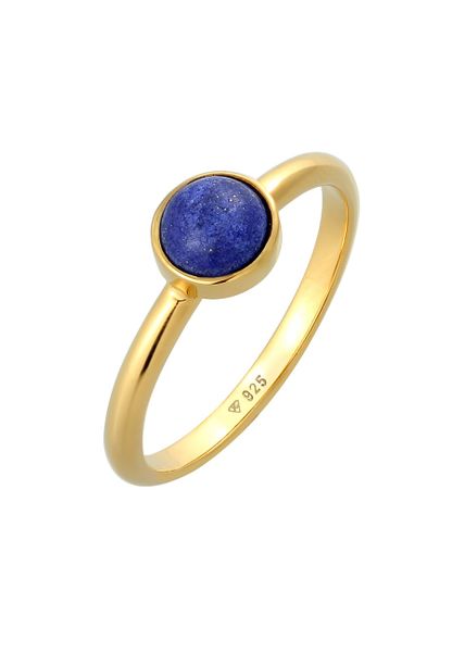 Elli PREMIUM Damski soliter z kamieniem Lapis Lazuli (kamień szlachetny) w srebrze próby 925 Sterling Silver Pierścionki 1 ct. Szare pierścionki Elli PREMIUM, z lazurytem, srebrne. Za 248,99 zł.