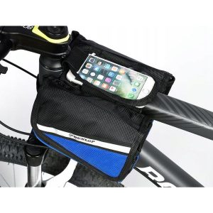 Torba rowerowa sakwa saszetka uchwyt rowerowy na telefon DUNLOP. Czarne nerki i saszetki DUNLOP, bez wzorów. Za 55,00 zł.