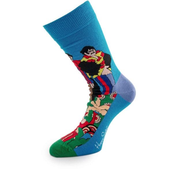 Skarpetki Beatles Unisex 36-40 z Bawełny - Ikonowy Design. Czerwone skarpetki Happy Socks, bez wzorów, z bawełny. Za 111,99 zł.