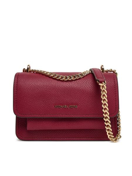 MICHAEL Michael Kors Torebka 32T4GC7C1T Bordowy. Czerwone torebki klasyczne MICHAEL Michael Kors, bez wzorów, ze skóry, bez dodatków. Za 649,99 zł.