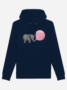 WOOOP Bluza w kolorze granatowym rozmiar: S. Niebieskie bluzy Wooop, s, bez wzorów, z kapturem. Za 109,78 zł.