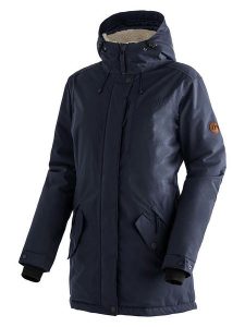 Maier Sports Parka "Katrine" w kolorze granatowym rozmiar: 40. Niebieskie płaszcze Maier Sports, s, bez wzorów, bez kaptura. Za 479,76 zł.