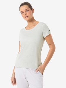 Super.natural Koszulka "Midsummer" w kolorze białym rozmiar: XL. Białe bluzki super.natural, xl, bez wzorów, z wełny, bez kołnierzyka, bez ramiączek. Za 130,99 zł.