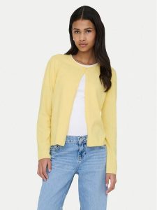 ONLY Kardigan Loyal 15371151 Żółty Regular Fit. Żółte kardigany ONLY, z syntetyku. Za 109,99 zł.