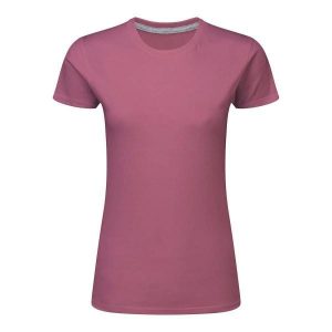 Idealna Koszulka Damska. Czerwone bluzki SG, l, bez wzorów, sportowe, bez kołnierzyka, bez ramiączek. Za 34,99 zł.