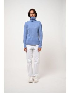 AUTHENTIC CASHMERE Kaszmirowy golf "Fornet" w kolorze błękitnym rozmiar: XL. Niebieskie golfy AUTHENTIC CASHMERE, bez wzorów, z kaszmiru. Za 394,24 zł.