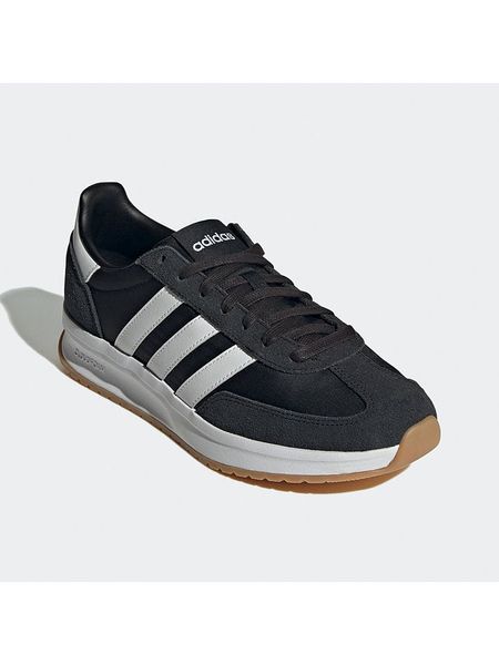 Adidas Skórzane sneakersy "Run 72" w kolorze czarnym rozmiar: 46. Czarne trampki ADIDAS, bez wzorów, bez zapięcia. Za 192,79 zł.