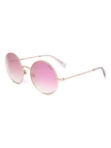 Levi's Damskie okulary przeciwsłoneczne w kolorze złoto-jasnoróżowym rozmiar: 55. Różowe okulary przeciwsłoneczne Levi's®. Za 184,95 zł.
