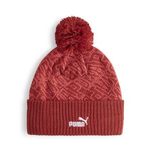 Puma Czapka Ess Pom 02546902. Czerwone czapki Puma, bez wzorów, sportowe. Za 61,99 zł.