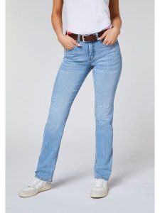 Polo Sylt Dżinsy - Regular fit - w kolorze błękitnym rozmiar: W33. Niebieskie jeansy Polo Sylt, z aplikacjami, ze skóry. Za 118,56 zł.