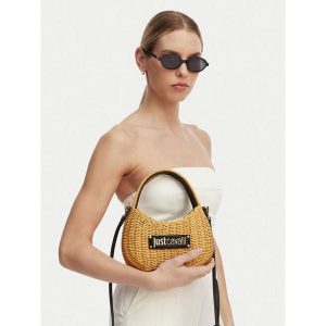 Torebka Just Cavalli. Brązowe torebki klasyczne Just Cavalli, bez wzorów, bez dodatków. Za 608,99 zł.