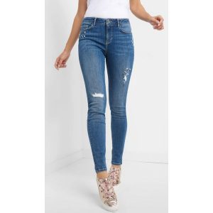 Jeansy skinny z kryształkami. Jeansy marki Orsay. W wyprzedaży za 95,00 zł.