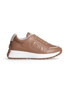Liu Jo Skórzane sneakersy w kolorze jasnobrązowym rozmiar: 40. Brązowe trampki Liu Jo, bez wzorów, bez zapięcia. Za 316,24 zł.