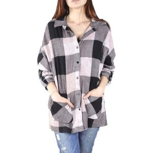 Koszula ze wzorem. Koszule marki Sexy Woman. W wyprzedaży za 109,95 zł.