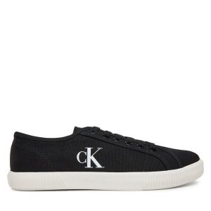 Tenisówki Calvin Klein Jeans. Białe trampki Calvin Klein Jeans, bez wzorów, z jeansu, bez zapięcia. Za 209,99 zł.