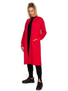 Made of emotion Bluza w kolorze czerwonym rozmiar: M. Czerwone bluzy Made Of Emotion, m, bez wzorów, bez kaptura. Za 164,95 zł.