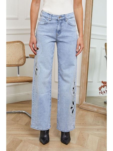 Joséfine Dżinsy "Dalia" w kolorze błękitnym rozmiar: 38. Niebieskie jeansy Joséfine, bez wzorów. Za 179,22 zł.