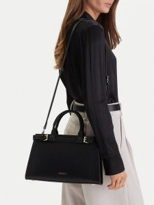 MEXX Torebka EO-MEXX-S-024-09 Czarny. Czarne torebki klasyczne Mexx, bez wzorów, z materiału, bez dodatków. Za 279,99 zł.