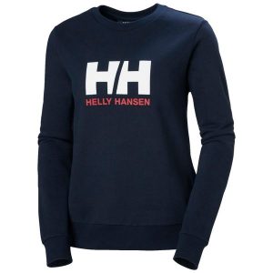 Damska bluza z okrągłym dekoltem Helly Hansen 2.0. Niebieskie bluzy Helly Hansen, bez wzorów, bez kaptura. W wyprzedaży za 283,00 zł.