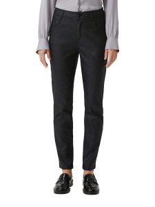 S.Oliver Dżinsy - Slim fit - w kolorze czarnym rozmiar: 38. Czarne spodnie z wysokim stanem s.Oliver, bez wzorów, z materiału, z podwyższonym stanem. Za 100,99 zł.