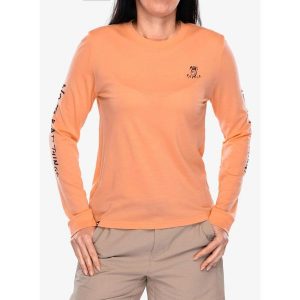 Bluza termoaktywna damska Mons Royale Icon Relaxed LS. Brązowe bluzy Mons Royale, m, bez wzorów, bez kaptura. Za 314,99 zł.