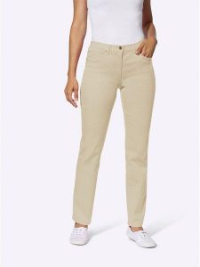 WITT WEIDEN Dżinsy - Slim fit - w kolorze beżowym rozmiar: 21. Brązowe jeansy WITT WEIDEN, bez wzorów. Za 65,95 zł.