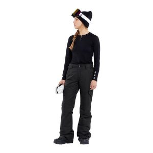 Spodnie snowboardowe damskie Volcom Bridger Ins. Czarne spodnie sportowe Volcom, na zimę, xs, bez wzorów, narciarskie. Za 479,99 zł.